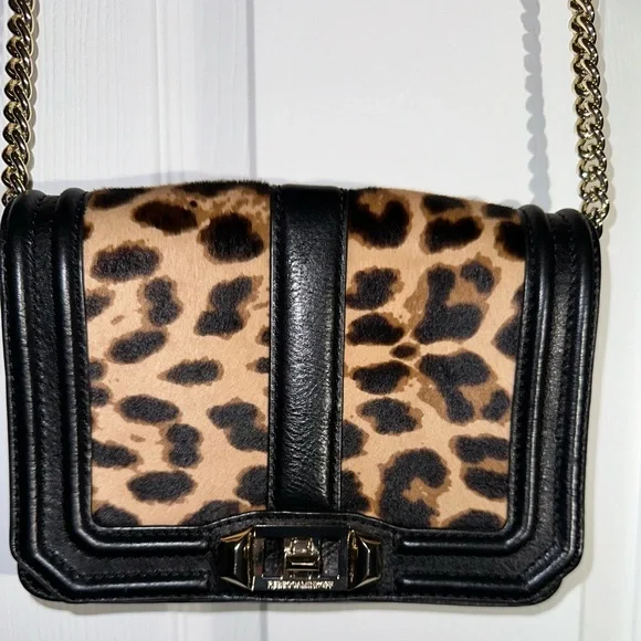 Rebecca Minkoff Leopard Love Crossbody Calfskin Bag - Picture 4 of 6